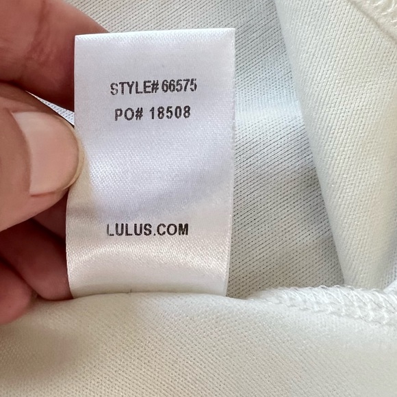 Lulu’s La Vie Lavender Floral Sleeveless V-Neck Wrap Ruffle Dress Women’s Sz XL - Picture 13 of 14